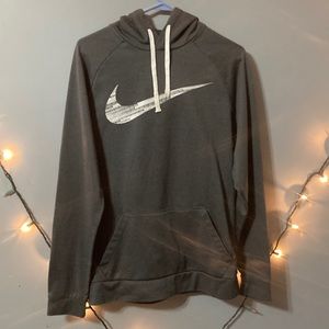 Grey Dri-fit Nike Hoodie Size Small
